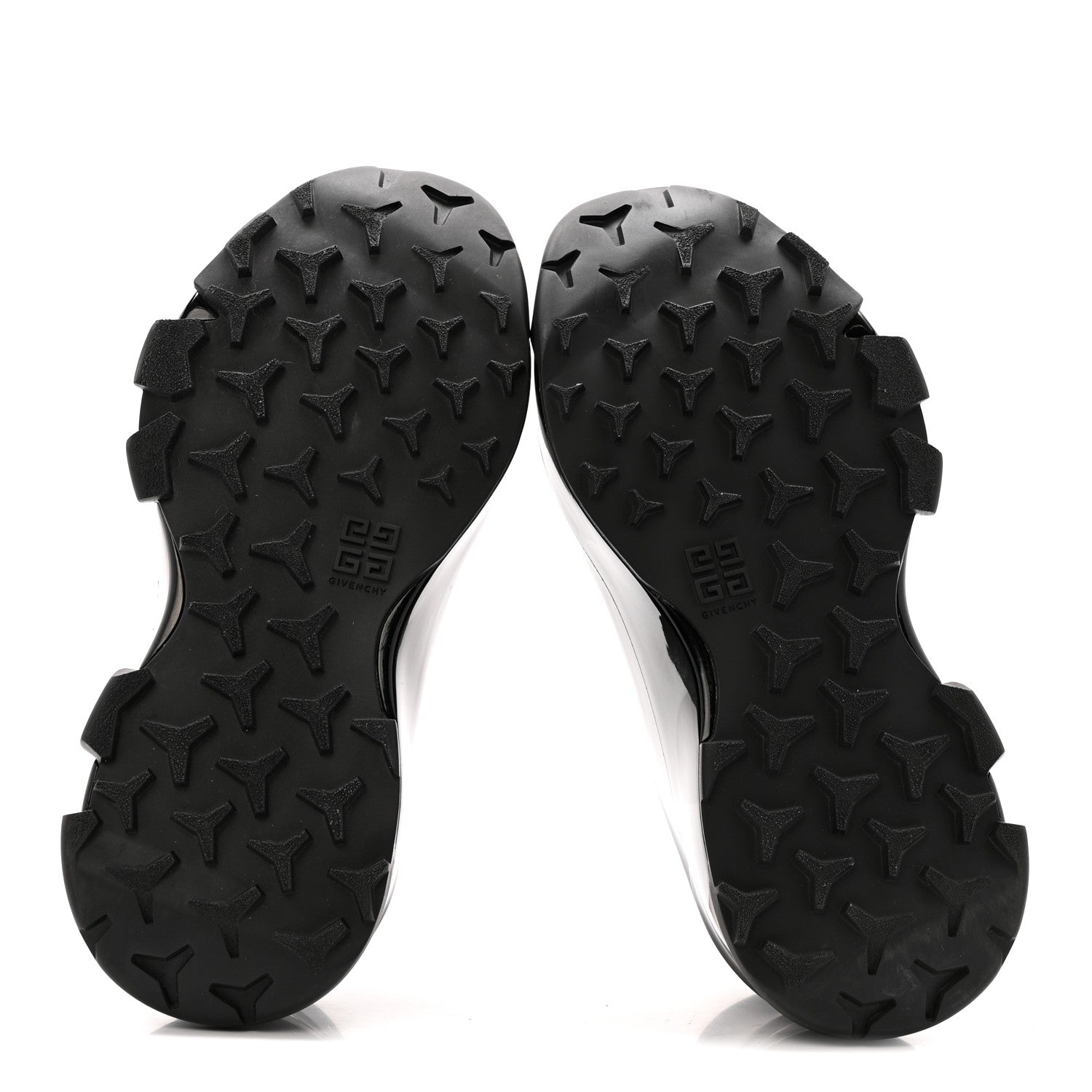 Givenchy Rubber Monumental Mallow Low Slip On Sneakers 40 Black