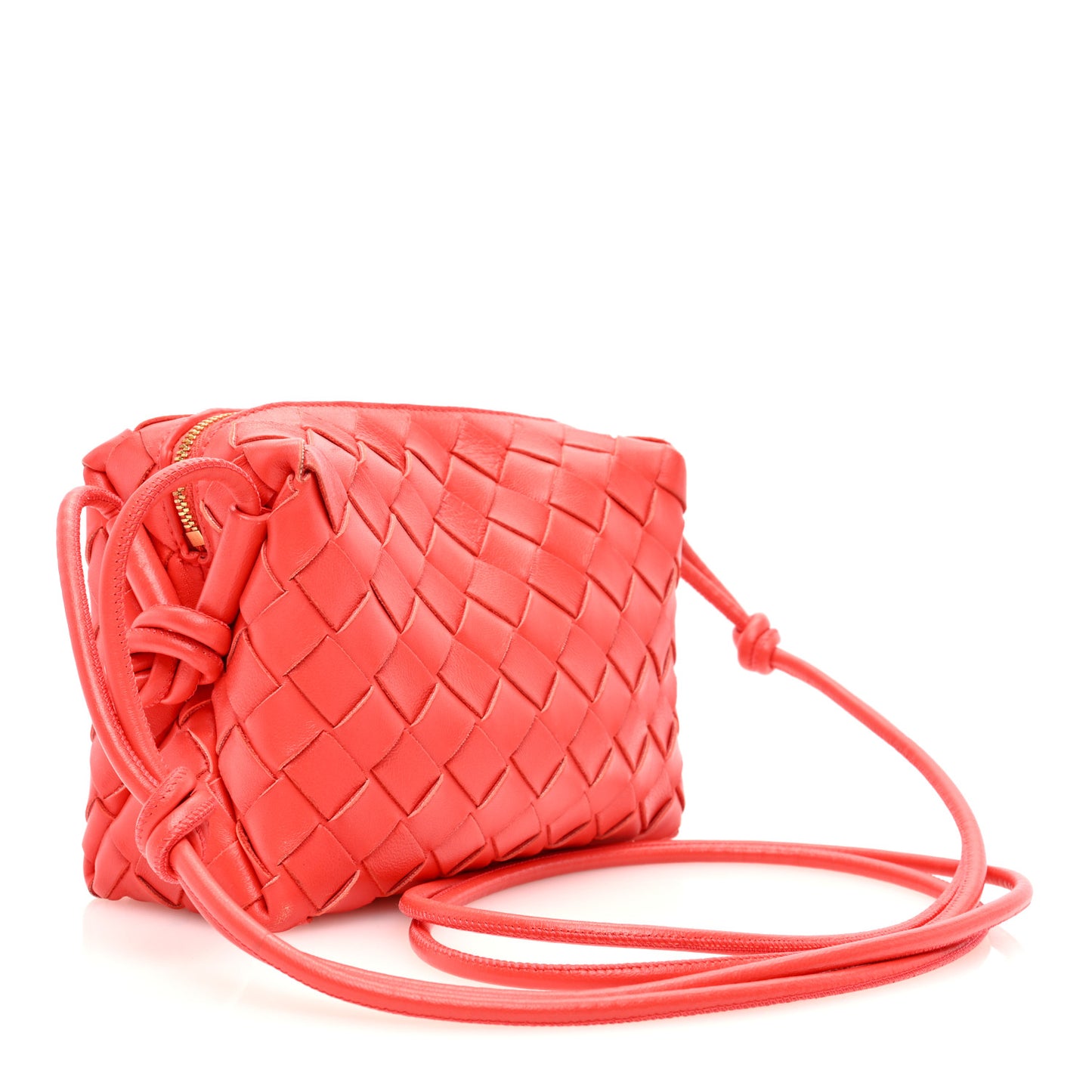 Nappa Intrecciato Mini Loop Camera Bag Sunburst