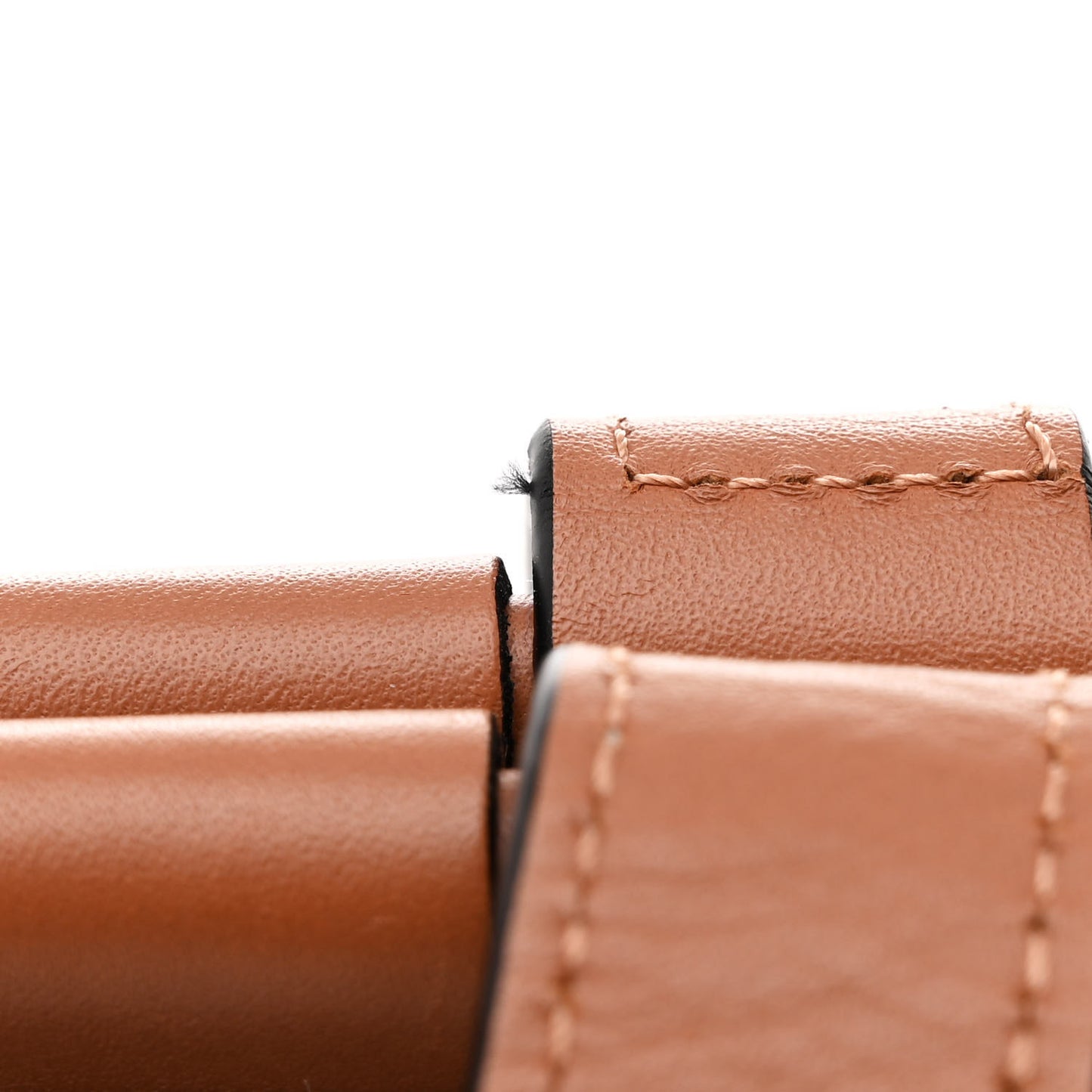 Canvas Calfskin Small Cushion Tote Black Tan
