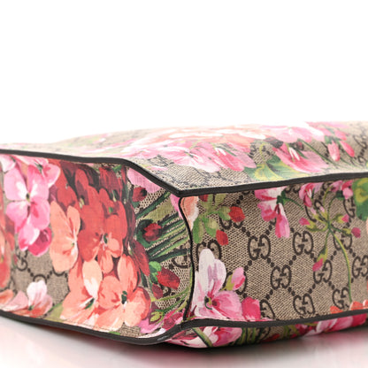 Gucci Soft GG Supreme Monogram Blooms Vertical Tote Beige Multicolor Dry Rose 9 of 10