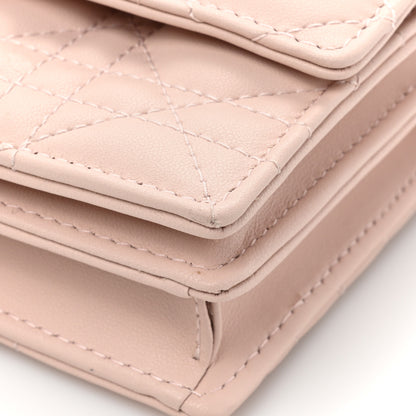 Christian Dior Lambskin Cannage Mini My Dior Top Handle Clutch Rose Poudre 13 of 13