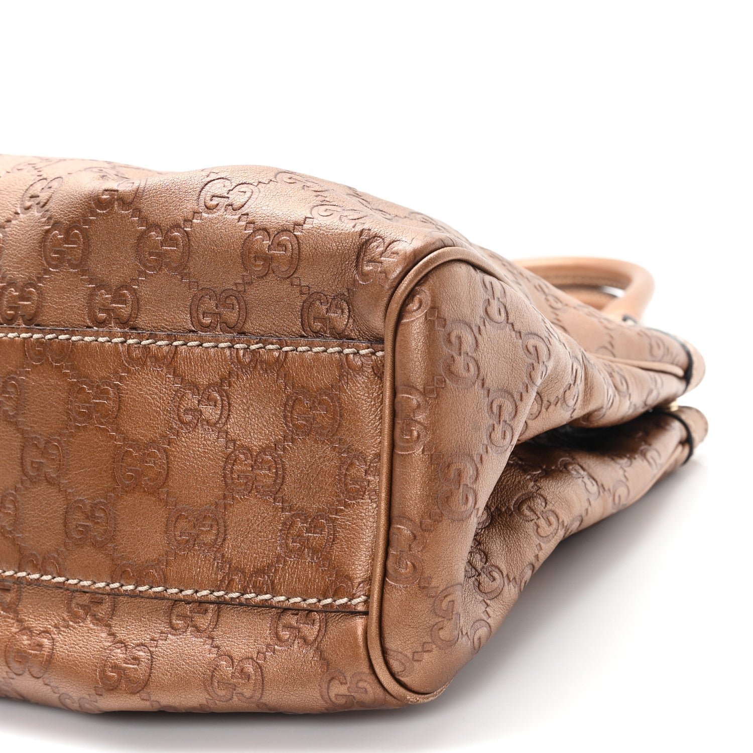 Gucci Guccissima Medium Sukey Tote Brown 10 of 12