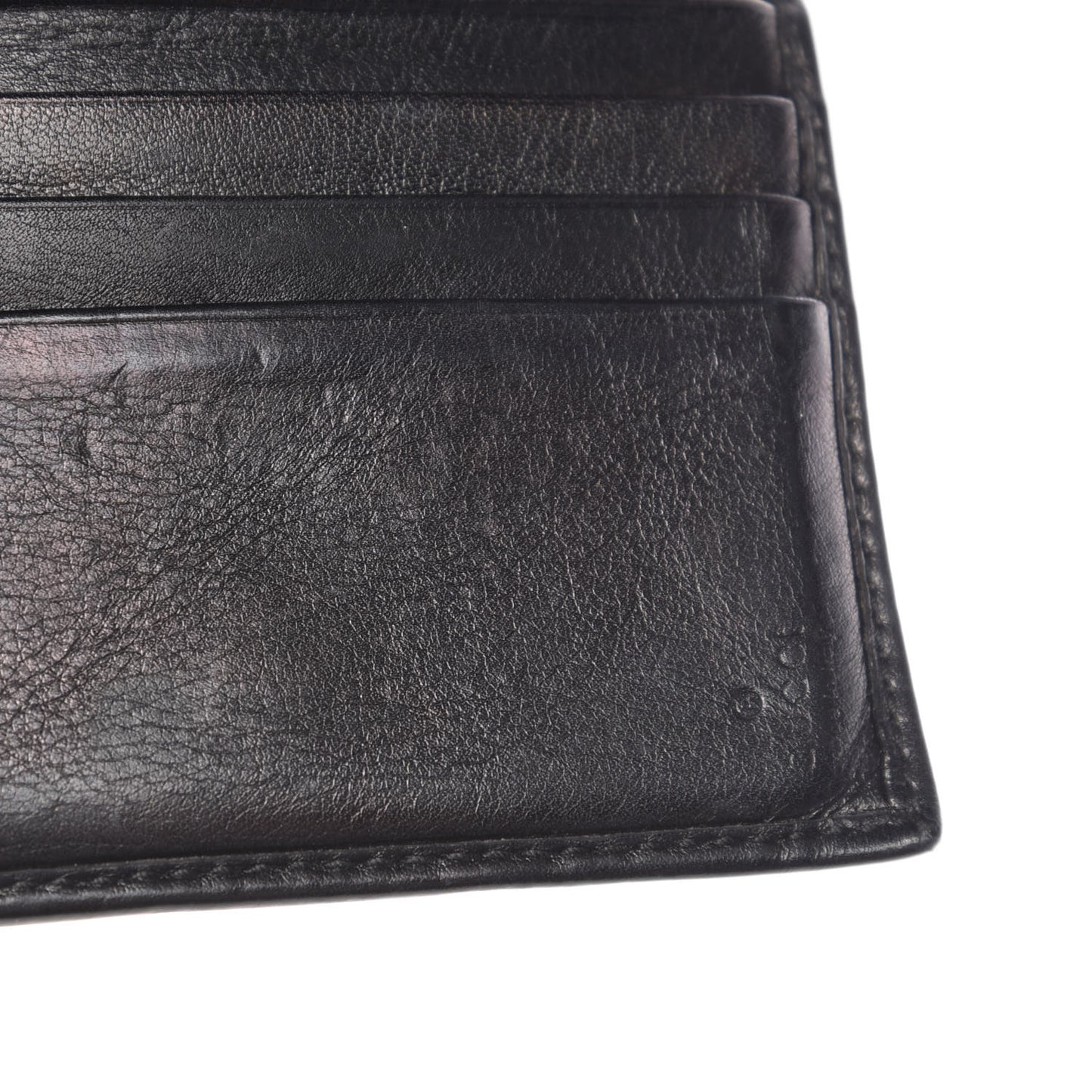 Calfskin Interlocking G French Wallet Black