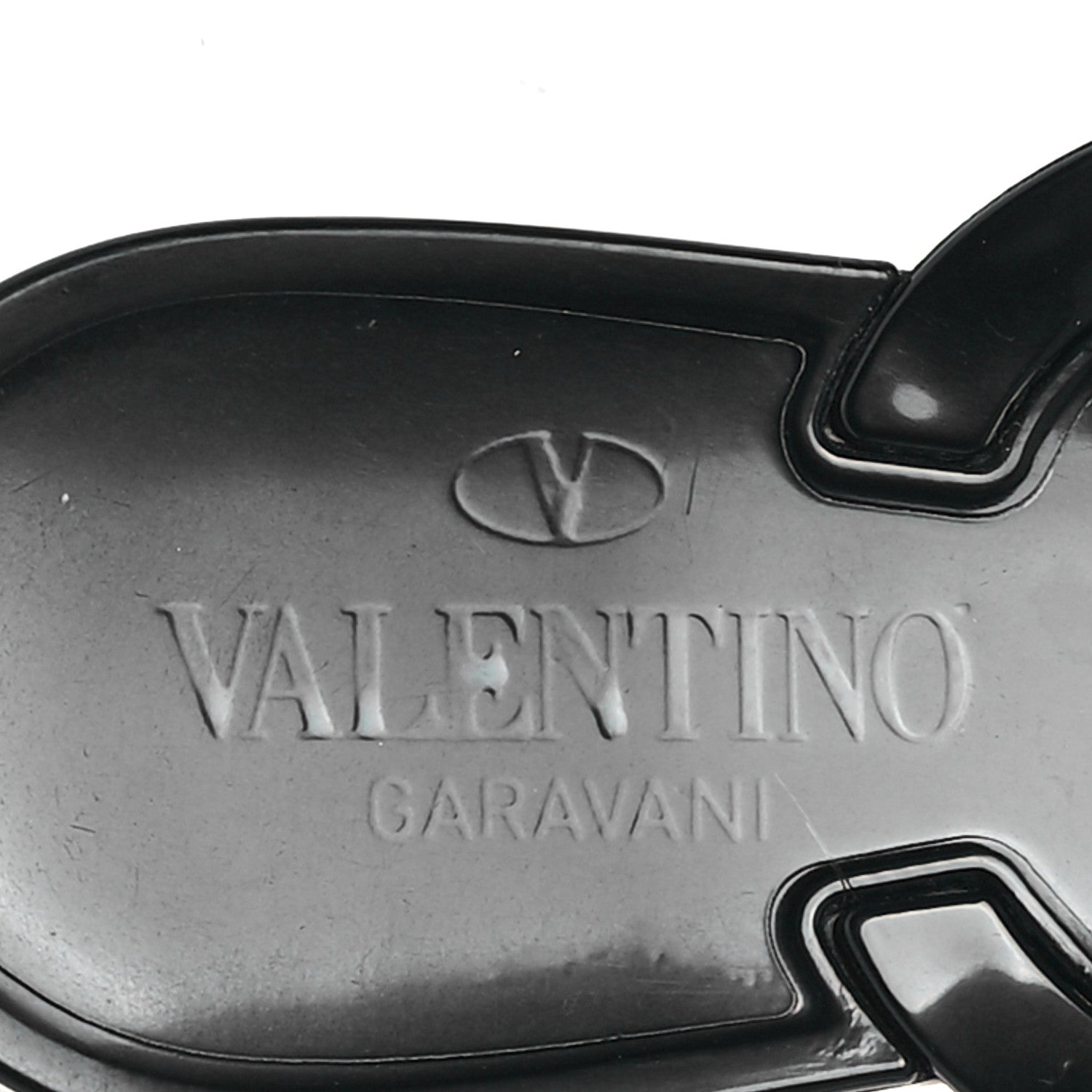 Valentino Garavani PVC Jelly Rockstud Bow Thong Sandals 39 Black 8 of 8