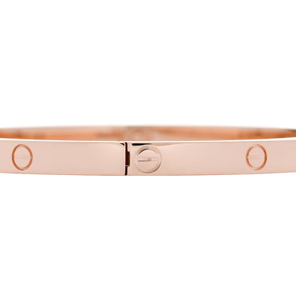 Cartier 18K Pink Gold Small LOVE Bracelet 16 5 of 8