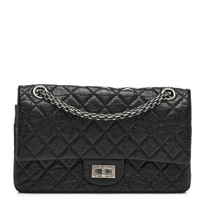 Chanel Aged Calfskin Quilted 2.55 Reissue 225 Flap Black 1 of 11
