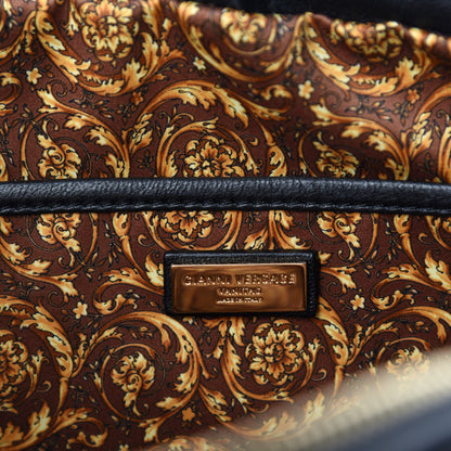 Versace Nappa Barocco Quilted Studded Vanitas Demetra Black 8 of 9