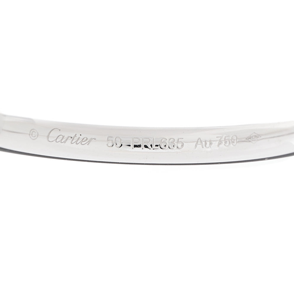 Cartier 18K White Gold Small Juste Un Clou Ring 50 5.25 4 of 5