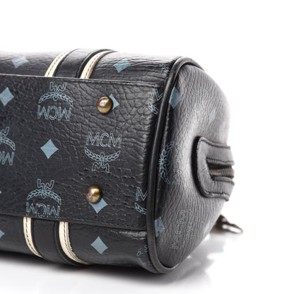 MCM Visetos Boston Bag Black 7 of 14