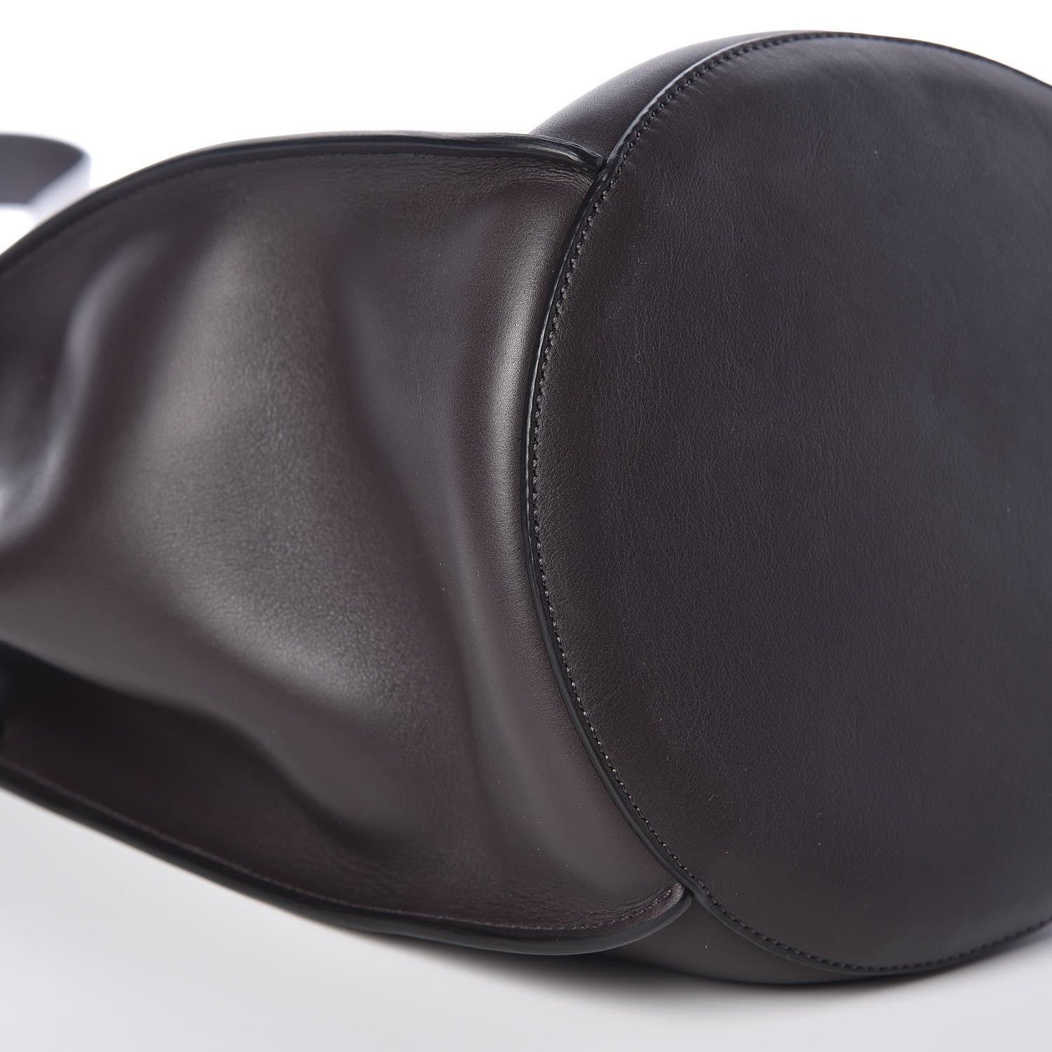 Celine Smooth Calfskin Long Strap Big Bucket Bag Liquorice 5 of 9