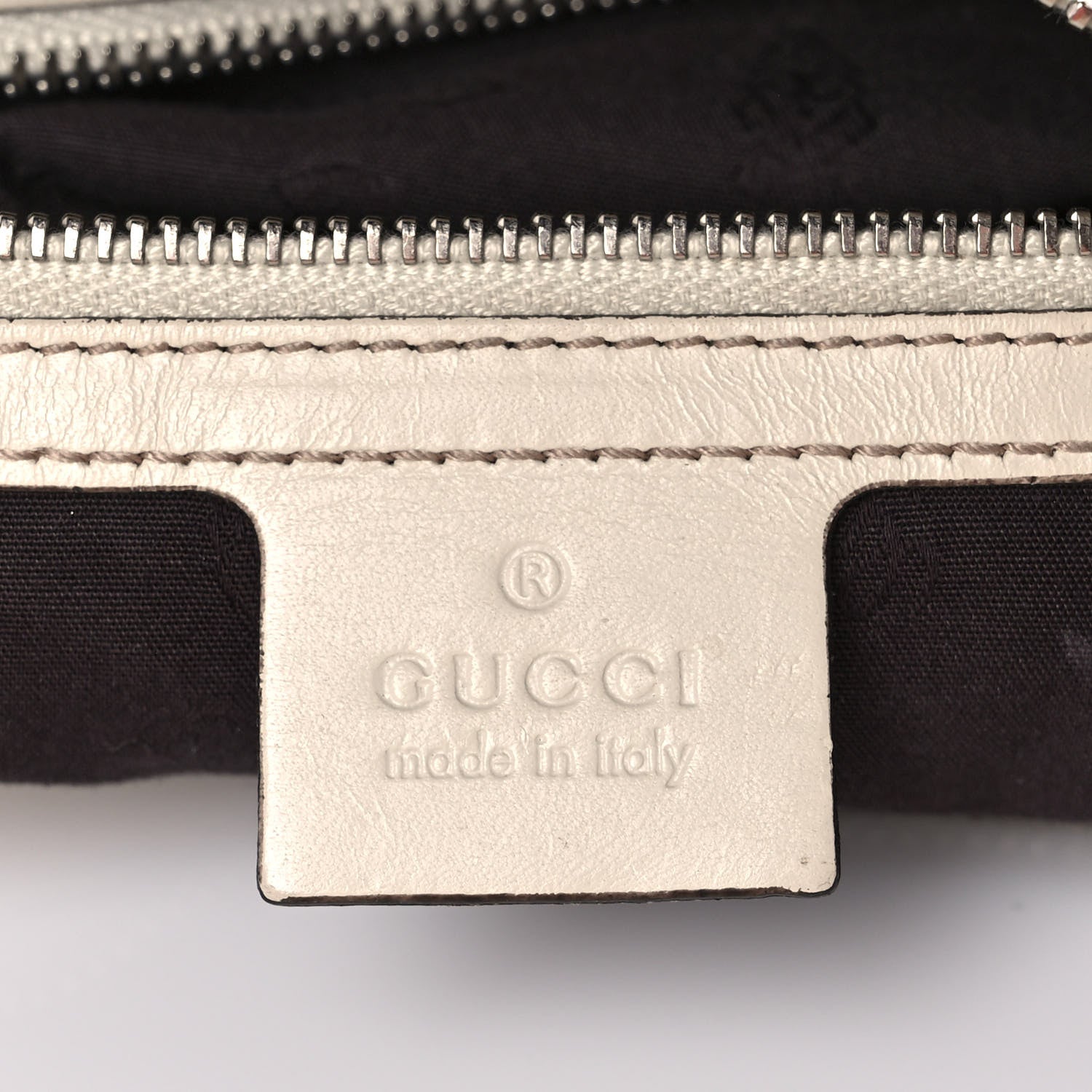 Gucci Monogram Medium GG Twins Hobo Ivory 5 of 12