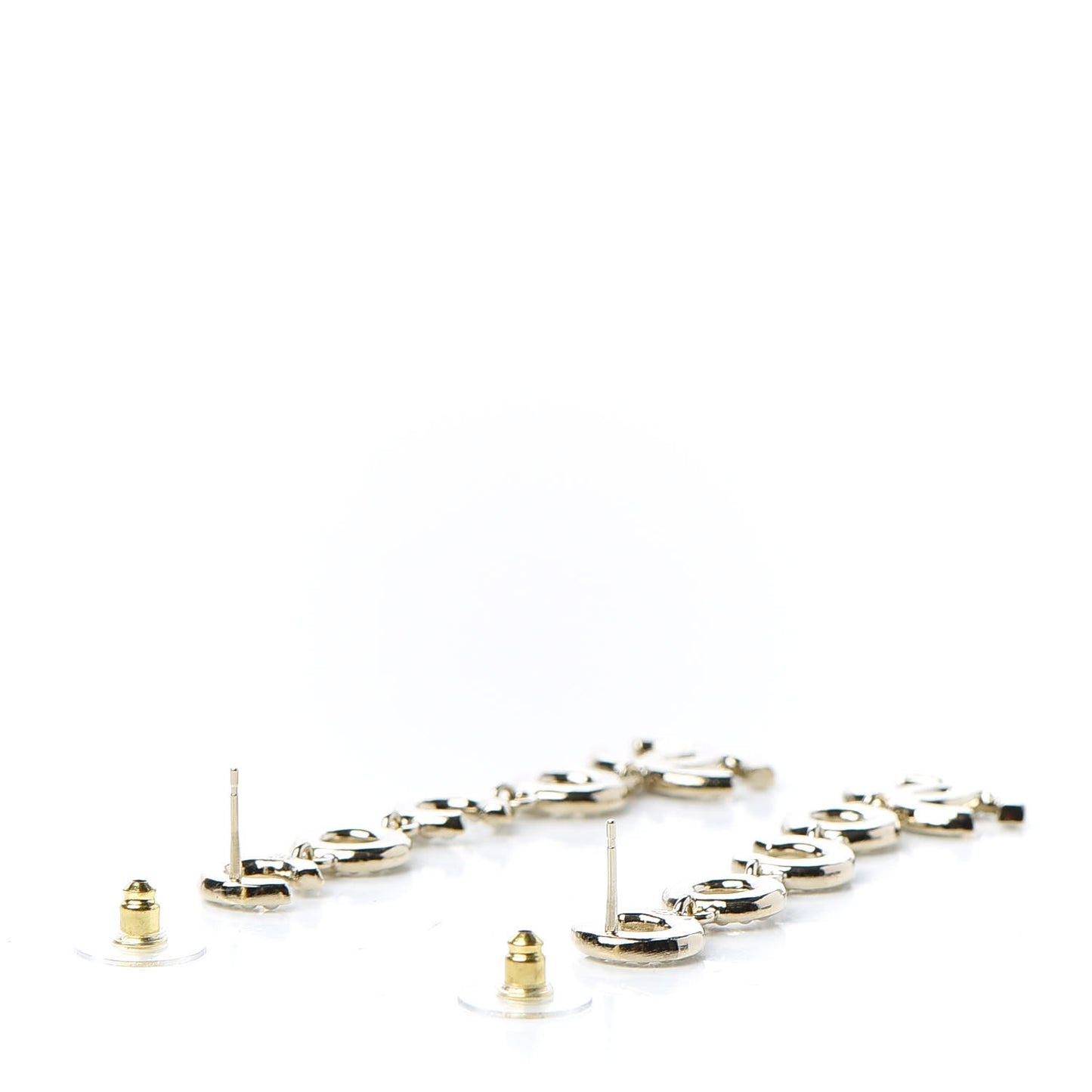 Pearl Coco Drop Earrings Gold
