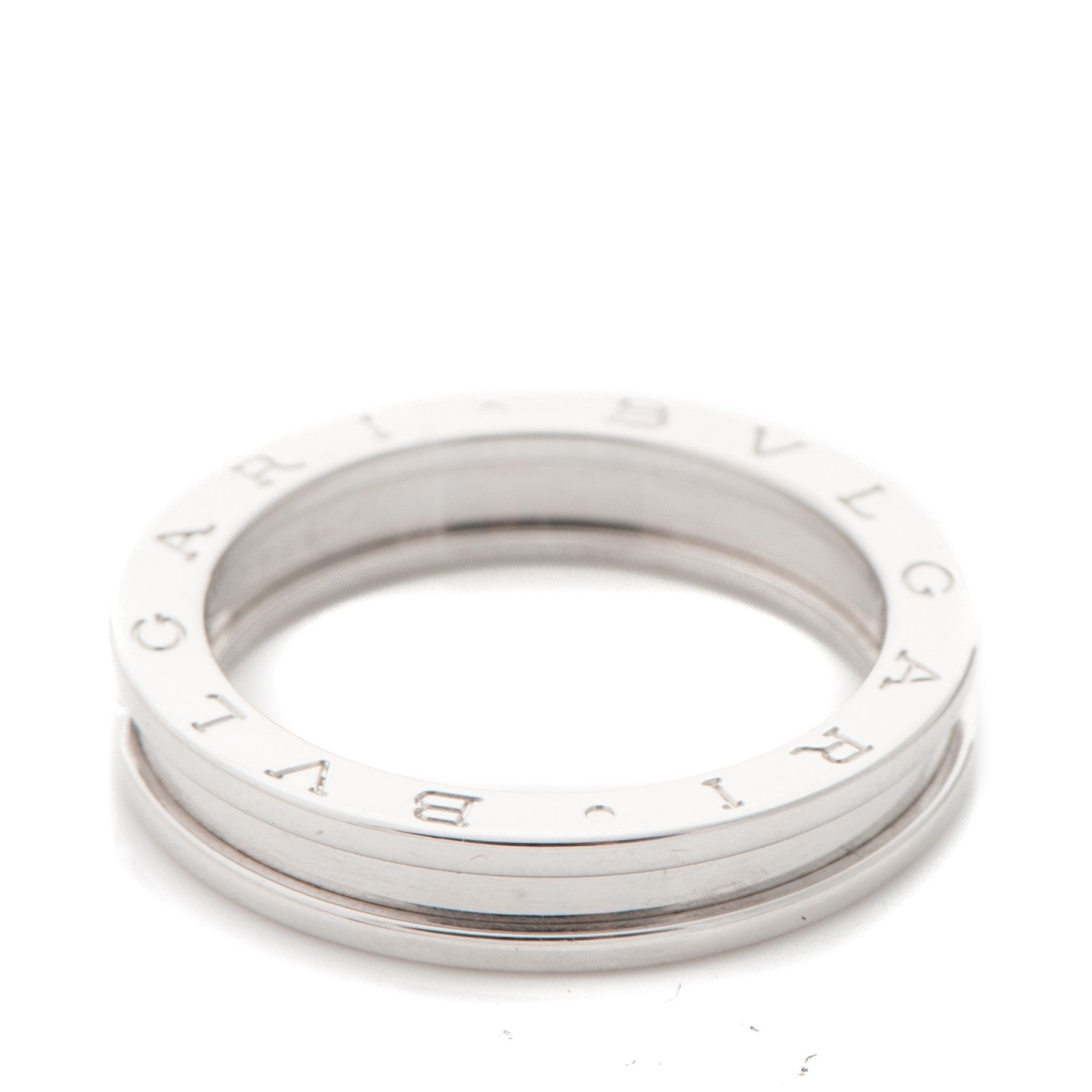 Bulgari 18K White Gold B.Zero1 Ring 63 10.25 4 of 5