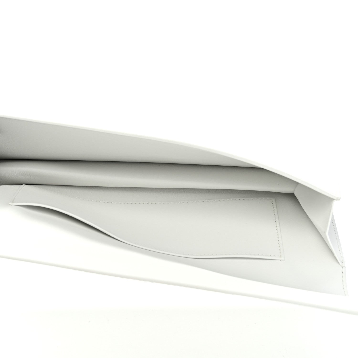 Hermes Swift Shadow Clutch 29 White 5 of 8