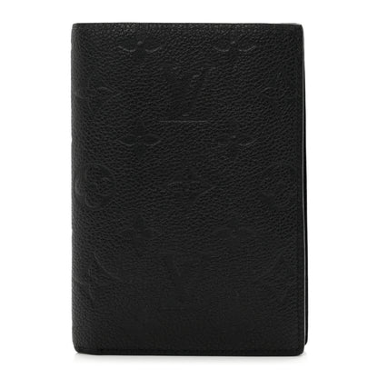 Louis Vuitton Empreinte Monogram Passport Cover Black 1 of 8
