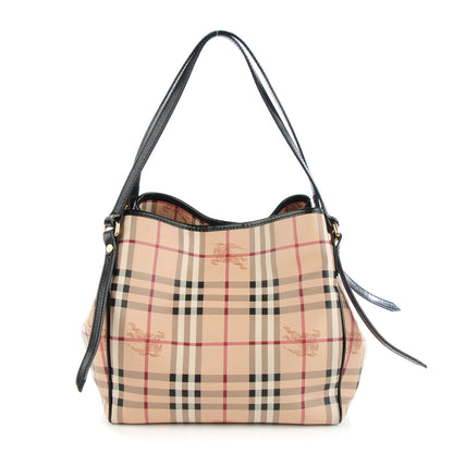 Burberry Haymarket Check Small Canterbury Tote Black 1 of 7