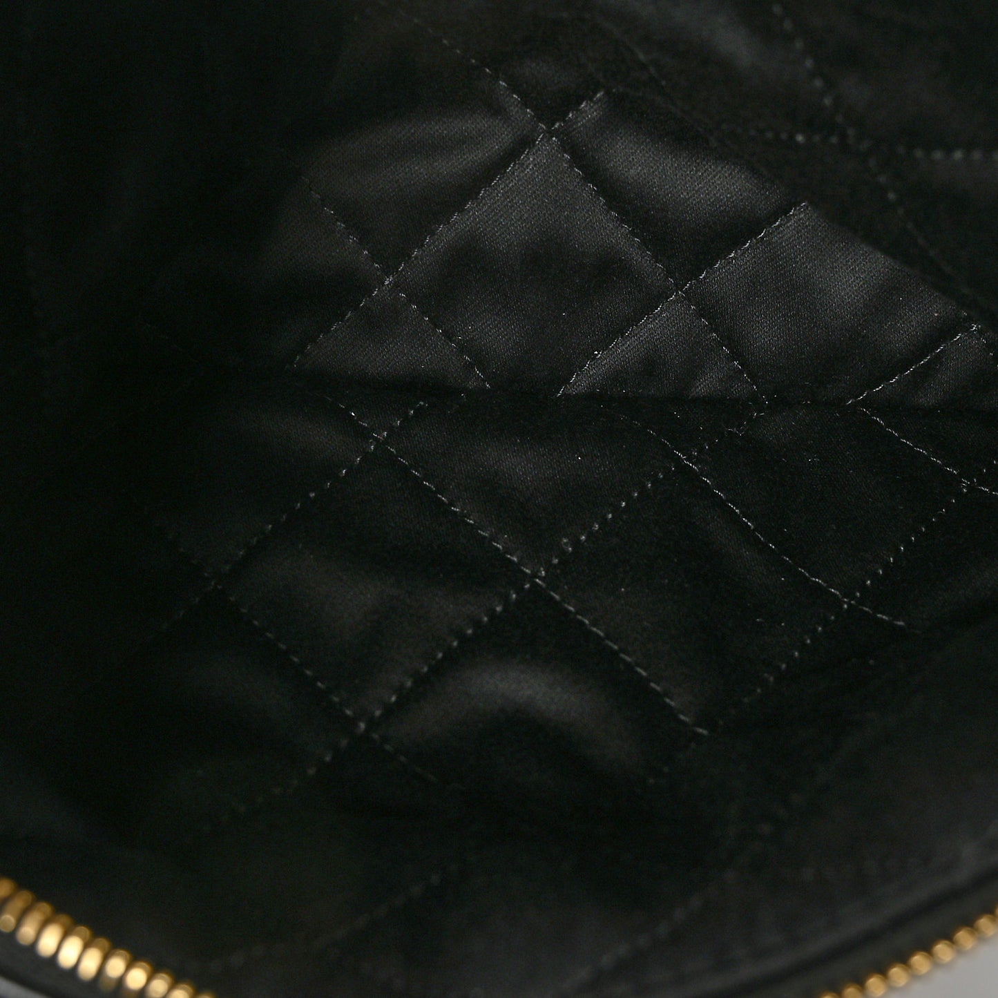 Shiny Calfskin Quilted Large Chanel 22 Black