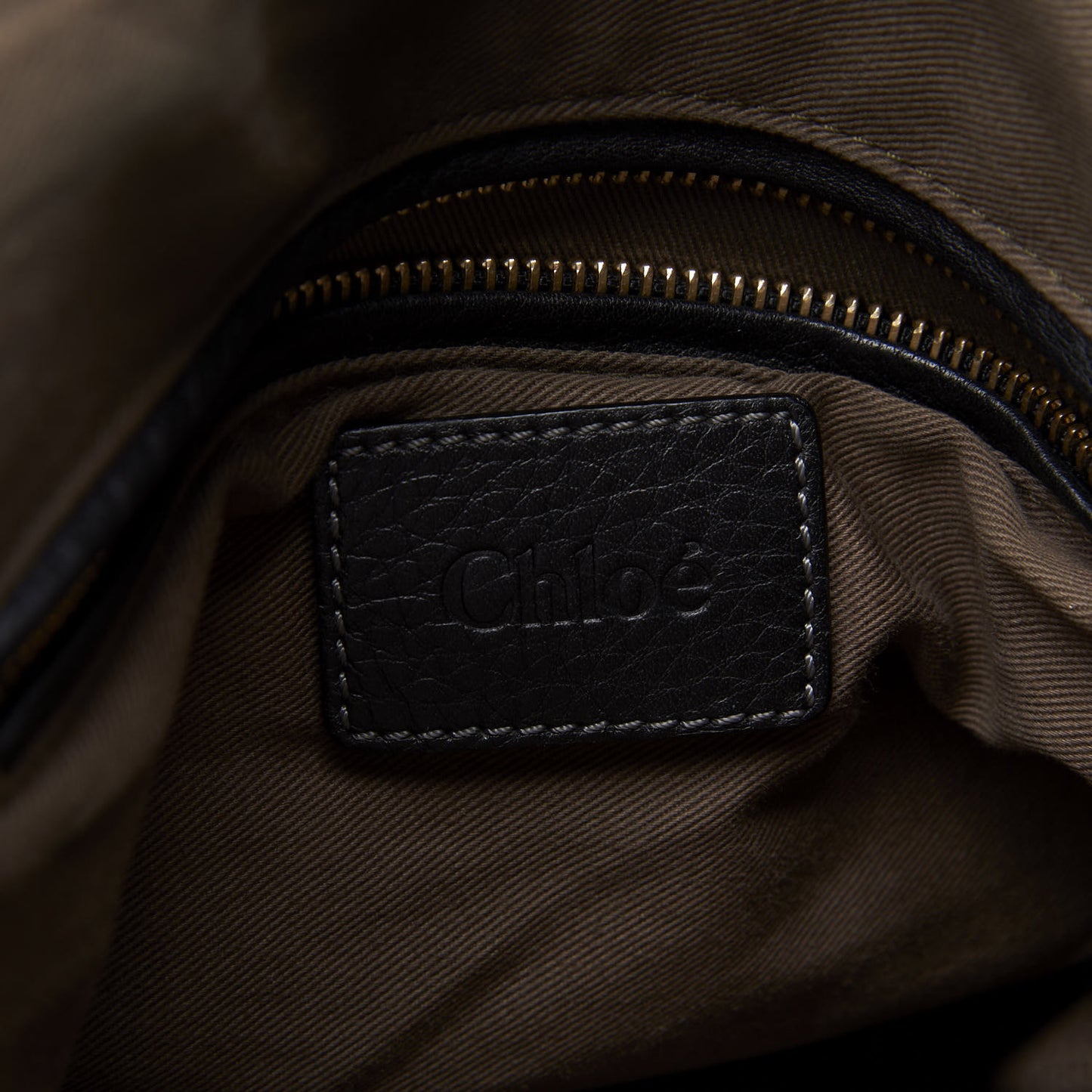 Calfskin Large Marcie Satchel Black