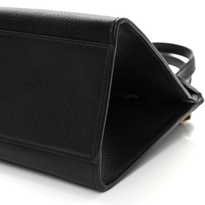 Gucci Grained Calfskin Web Crystal Butterfly Stripe Medium Totem Top Handle Bag Black 10 of 10