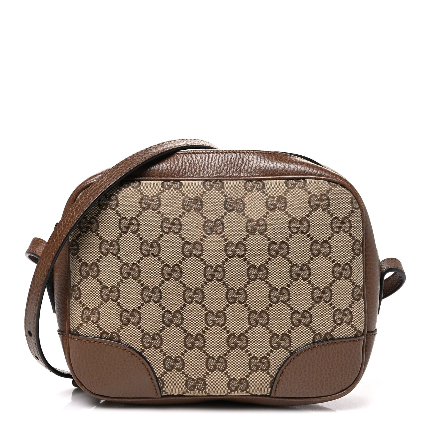 Monogram Mini Bree Messenger Bag Beige Tabacco