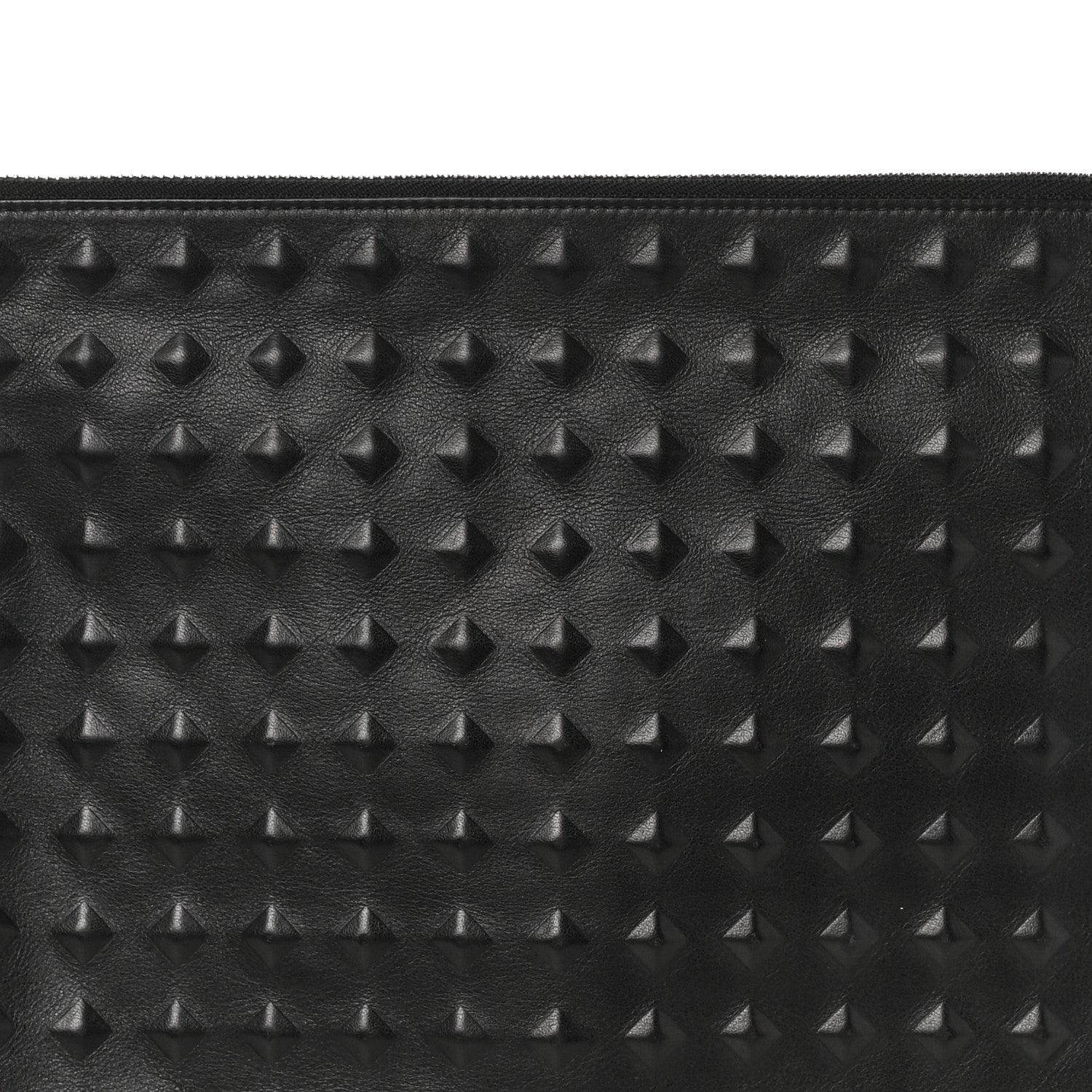 MCM Tantris Odeon Embossed Zip Pouch Black 7 of 10