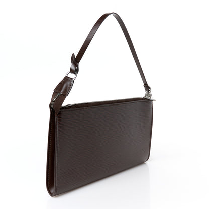 Louis Vuitton Epi Pochette Accessories 24 Moka 3 of 10