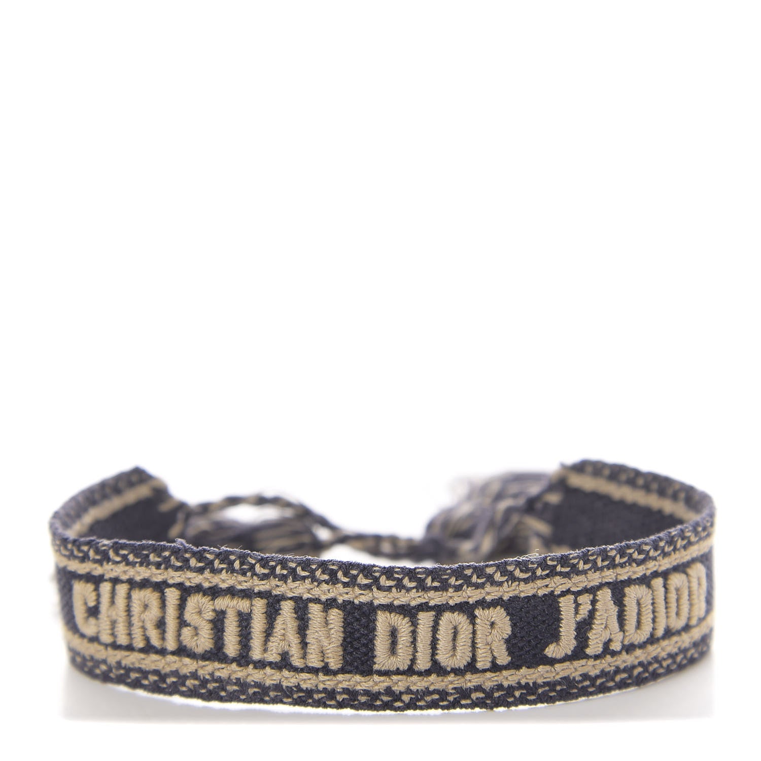Christian Dior Woven Cotton J'Adior Friendship Bracelet Set Navy 4 of 6