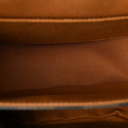 Celine Triomphe Canvas Medium Folco Bag Tan 5 of 9