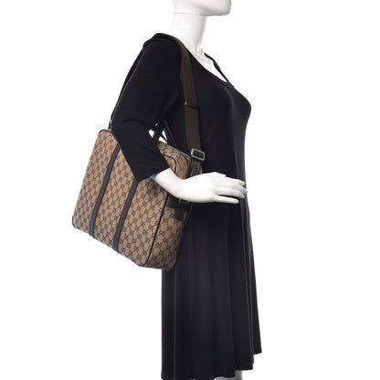 Gucci Monogram Briefcase Dark Brown 2 of 10