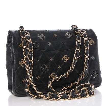 Chanel Calfskin CC Punk 2.55 Reissue 224 Flap Black 3 of 11