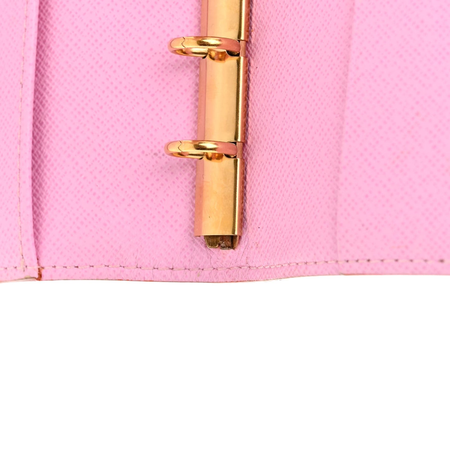 Monogram Multicolor Small Ring Agenda Cover White Litchi