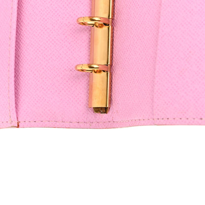 Louis Vuitton Monogram Multicolor Small Ring Agenda Cover White Litchi 9 of 9