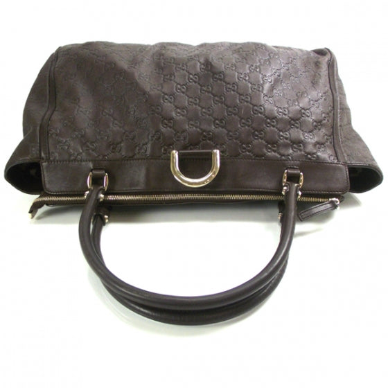 Guccissima D Gold Tote Chocolate