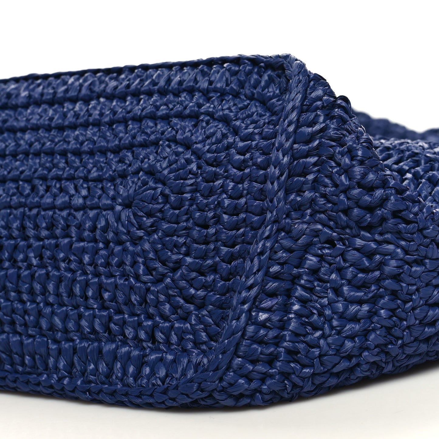 Raffia Rive Gauche Tote Blue