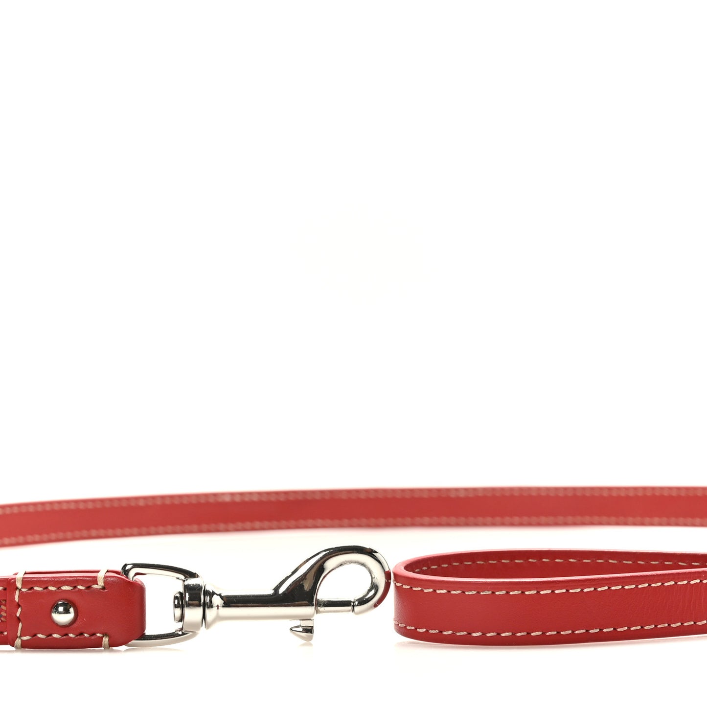 Goyardine Dog Leash Red
