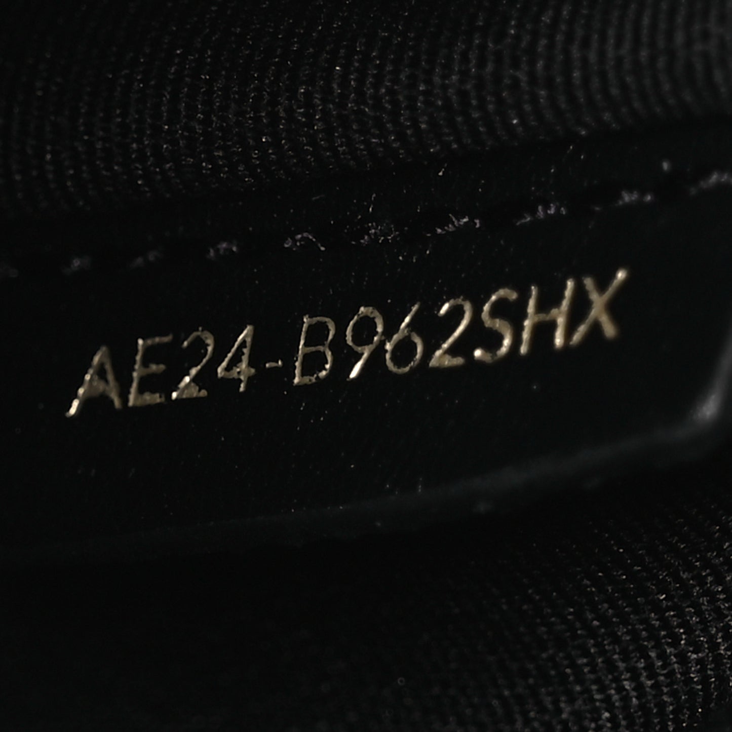 Calfskin ID Shoulder Bag Black
