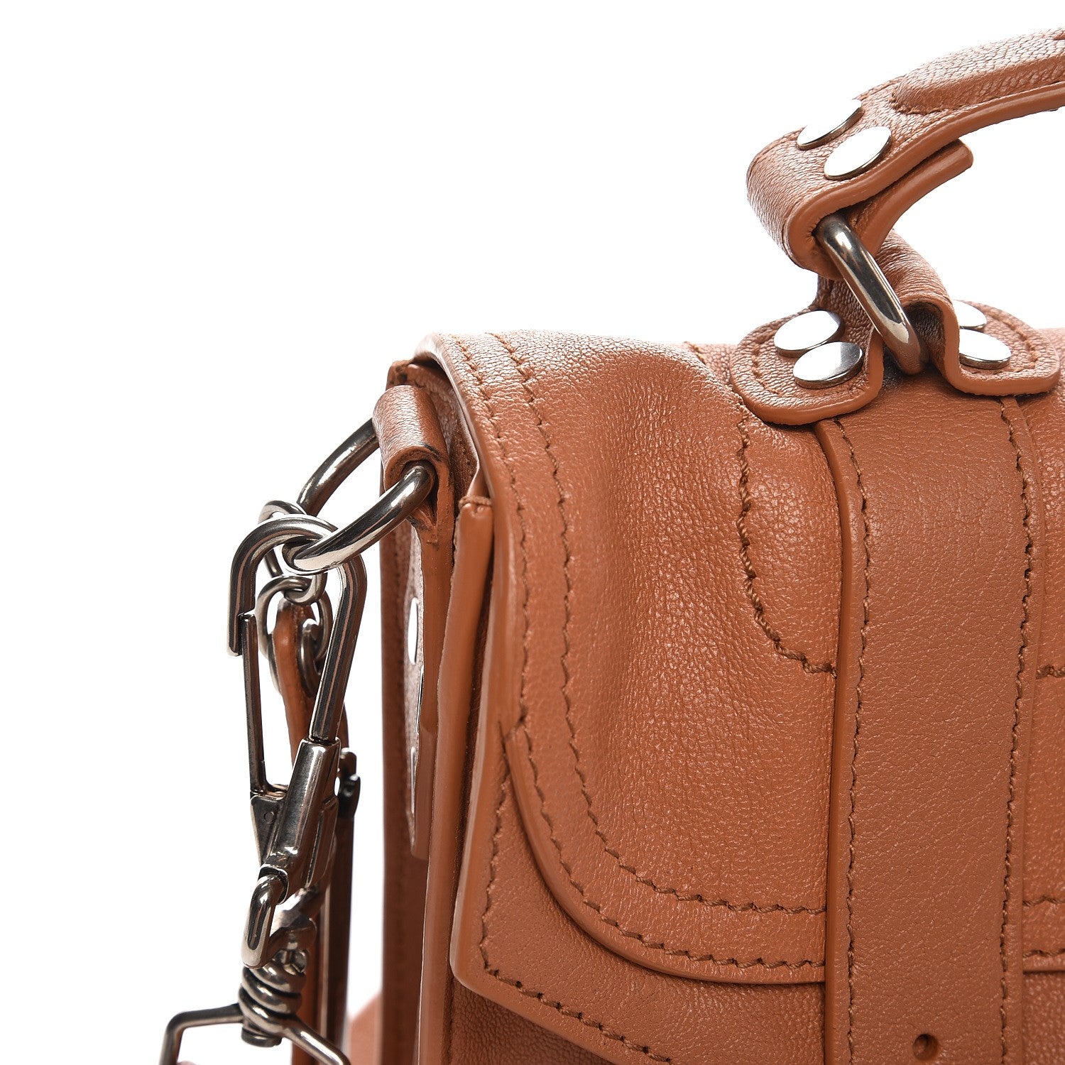 Proenza Schouler Lambskin Tiny PS1 Satchel Dune 8 of 9