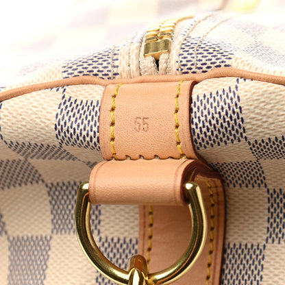 Louis Vuitton Damier Azur Keepall Bandouliere 55 7 of 13