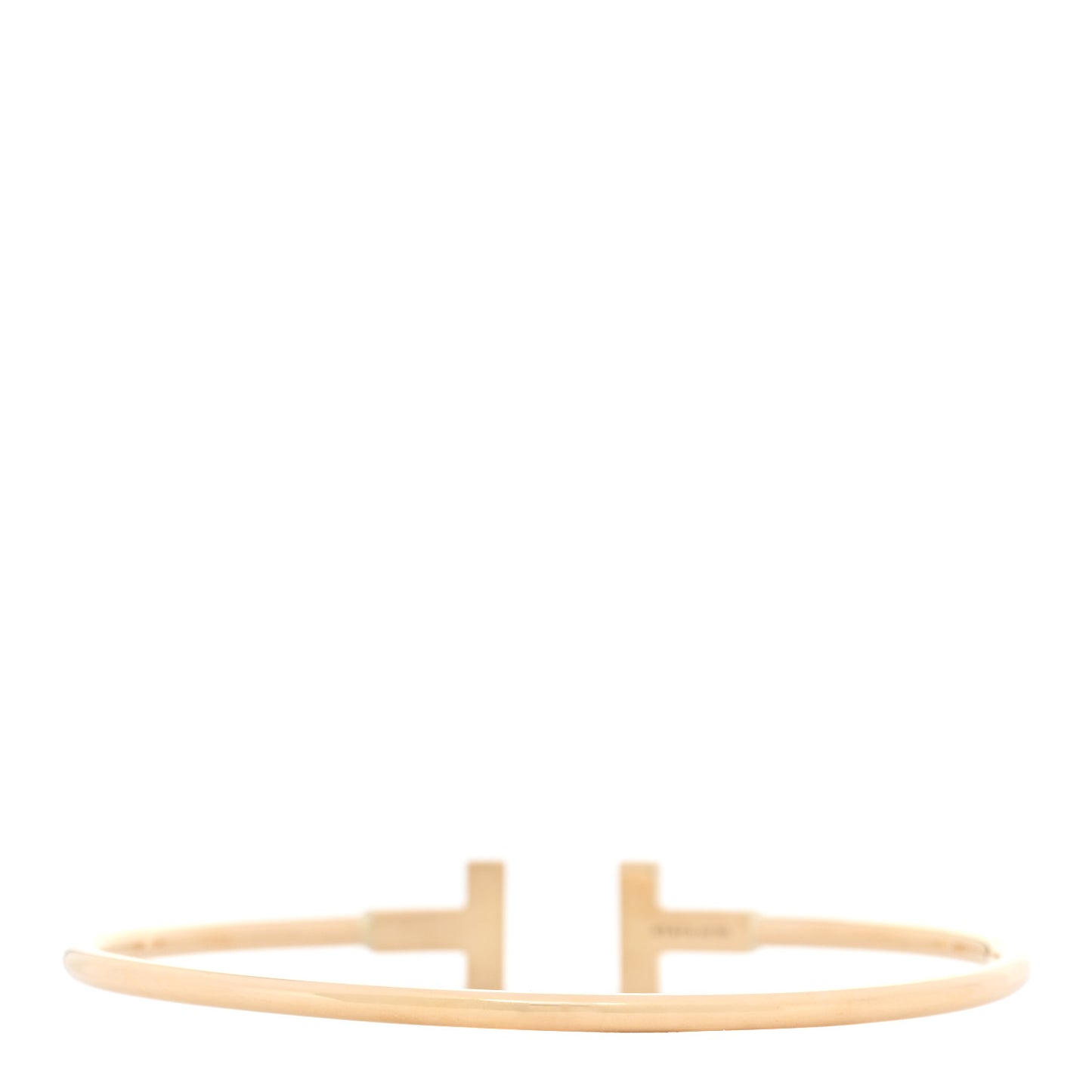 18K Yellow Gold T Wire Bracelet