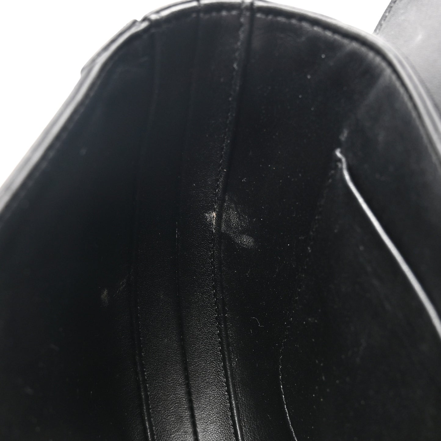 Satinated Calfskin Medium Besace 16 Black