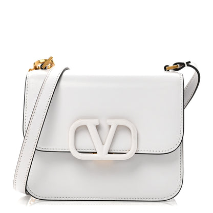 Valentino Garavani Smooth Calfskin Small VSling Shoulder Bag White 1 of 9