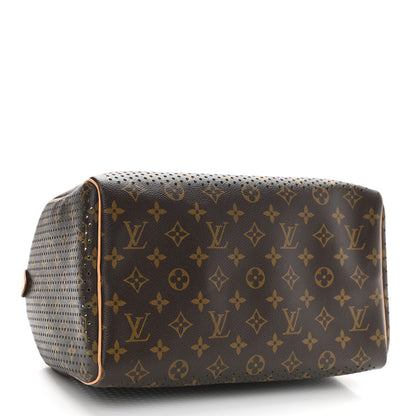 Louis Vuitton Monogram Perforated Speedy 30 Green 4 of 9