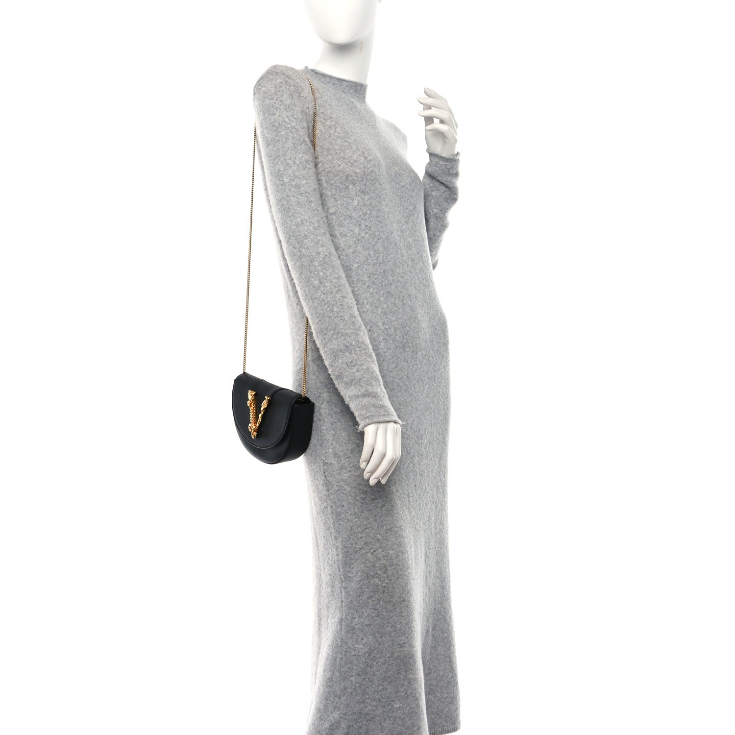 Versace Vitello Virtus Belt Bag Black 2 of 8