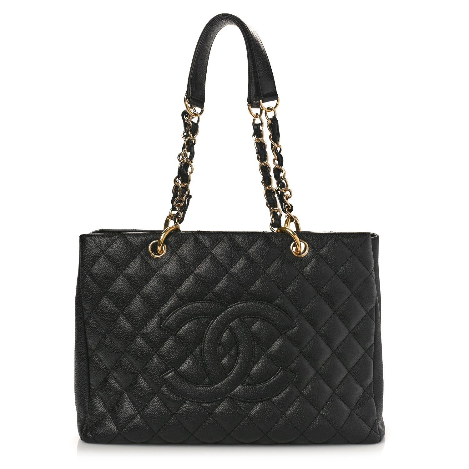 Chanel Caviar Quilted Grand Shopping Tote GST Black 1 of 13