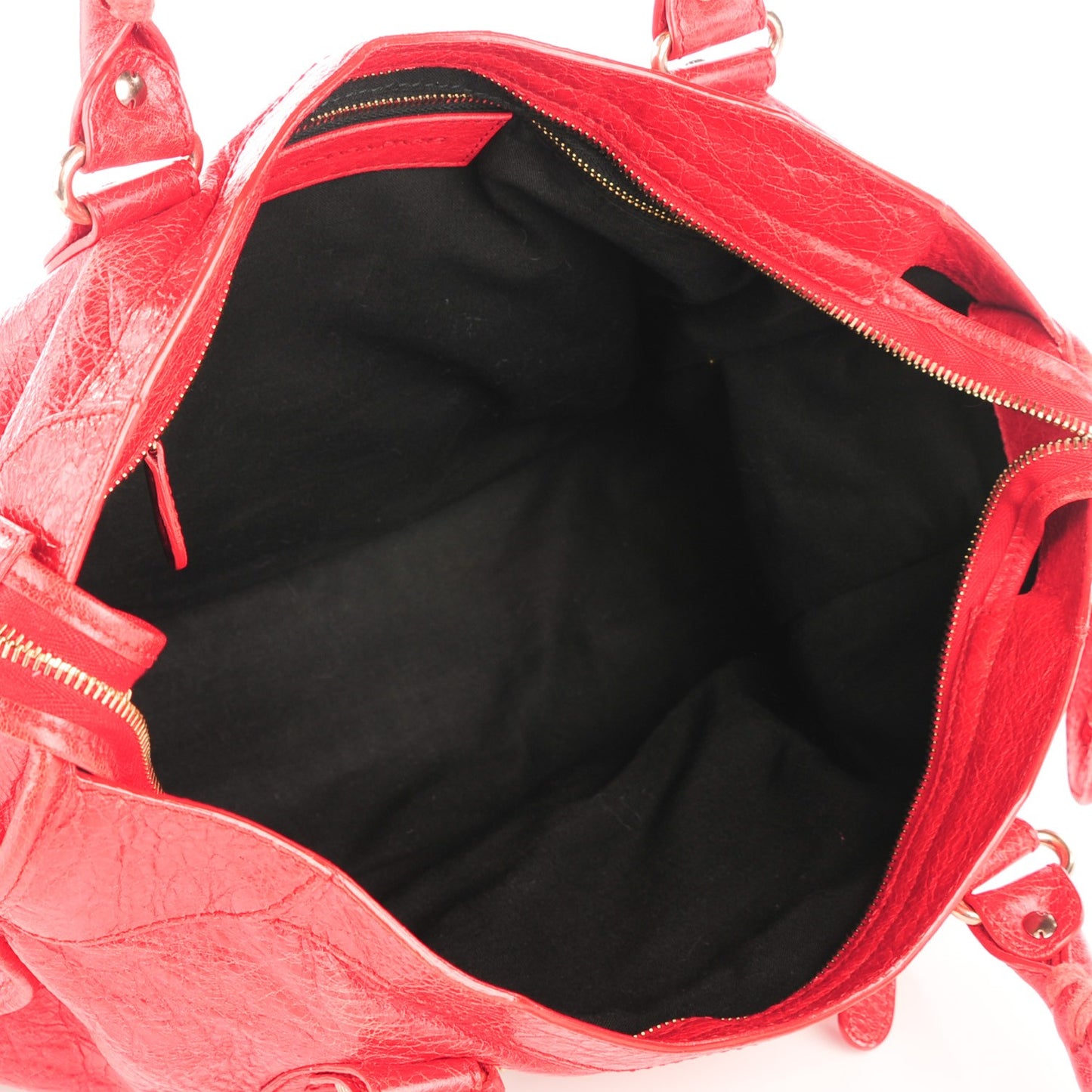 Agneau Giant 12 Rose Gold Hardware City Rouge Coquelicot