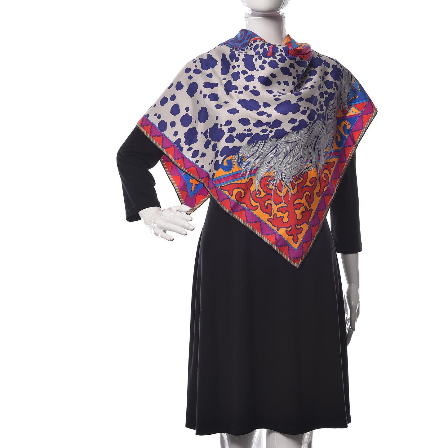 Silk Appaloosa Des Steppes Scarf 90