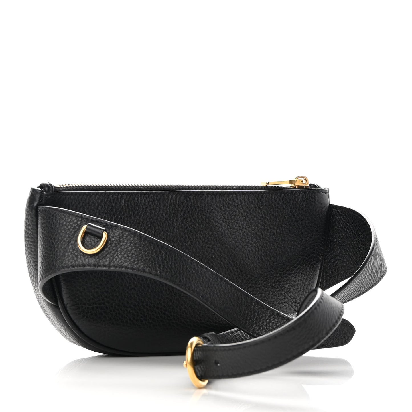 Vitello Daino Small Belt Bag Black