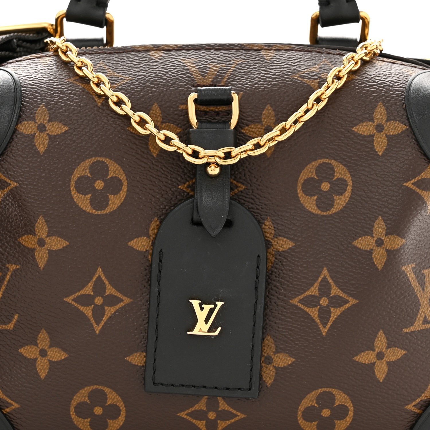 Louis Vuitton Monogram Petite Malle Souple Black 8 of 11