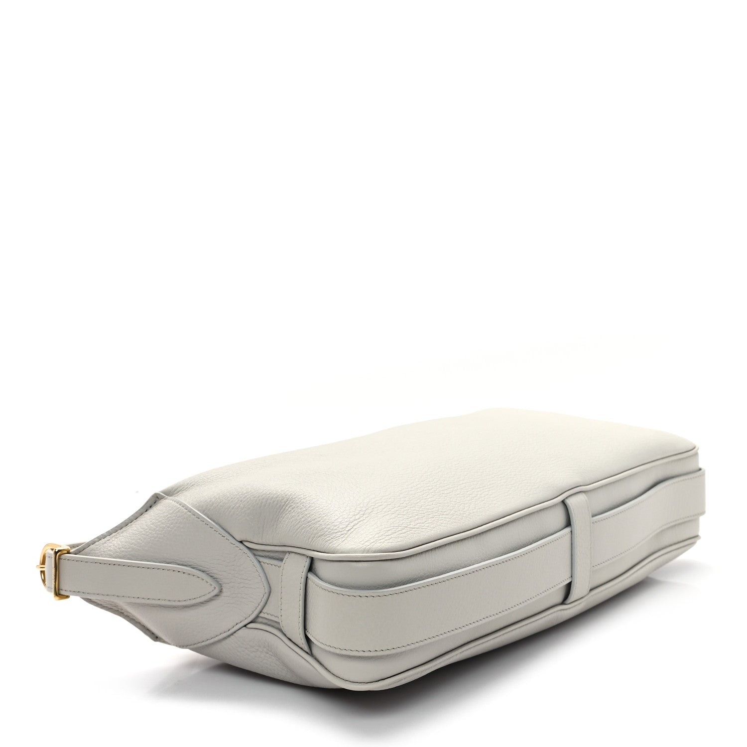 Celine Supple Calfskin Medium Romy Shoulder Bag Rice 4 of 10