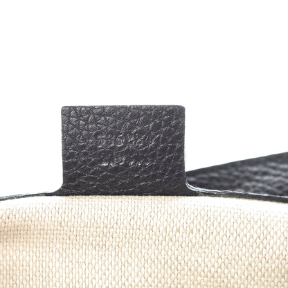 Gucci Pebbled Calfskin Medium Soho Flap Crossbody Black 9 of 9